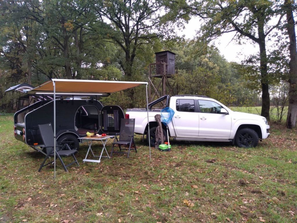 Spacious RV camper setup ideal for comfortable, mobile living