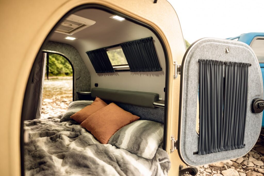 teardrop camper door