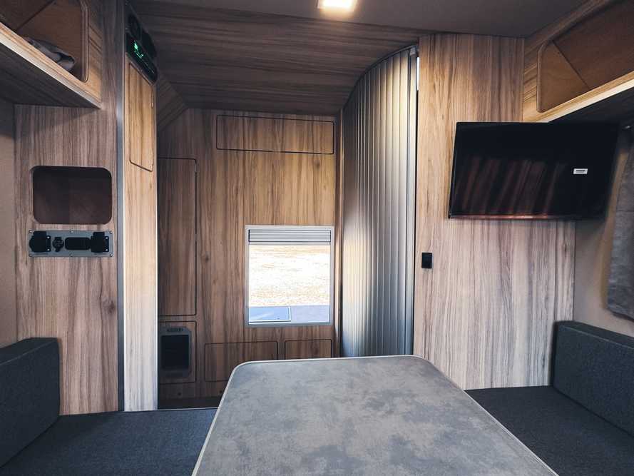 sleeping place in X-Rid house on wheels by Lifestylecamper